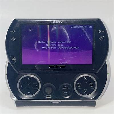 SONY PSP GO Playstation Portable PSP-N1000 Piano Black Console 